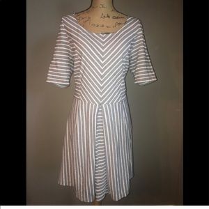 Maison Jules Striped Dress